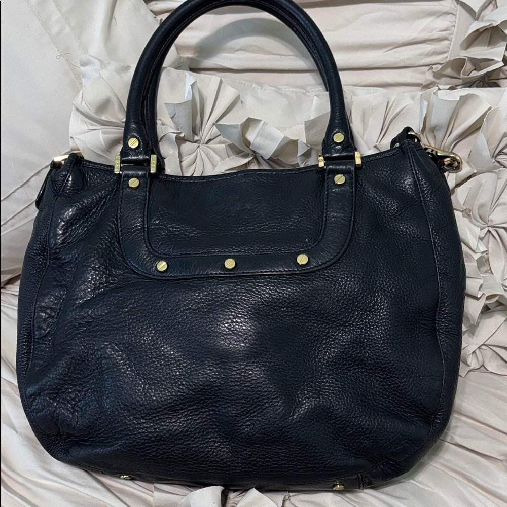 Tory Burch Black Leather Handbag satchel - Picture 5 of 12
